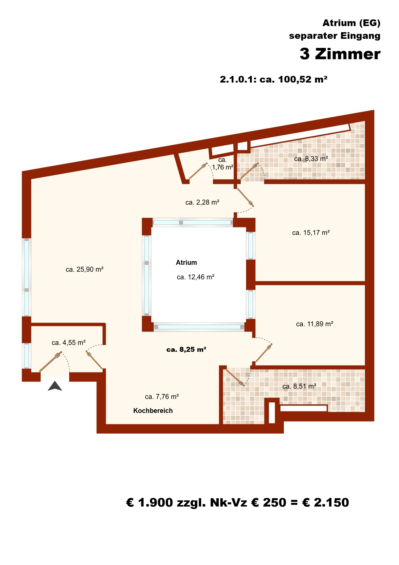 Grundriss (Musterwohnung)