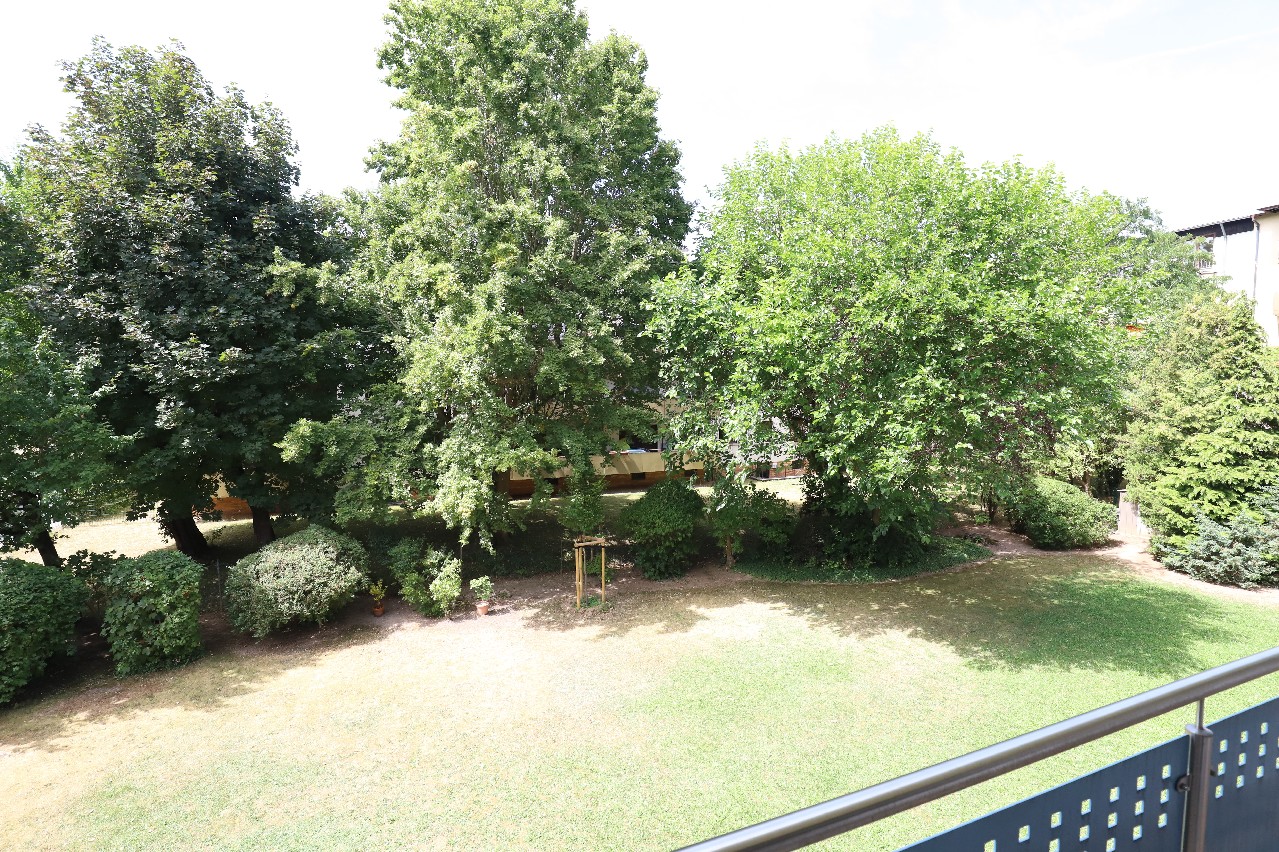 Ausblick vom Balkon